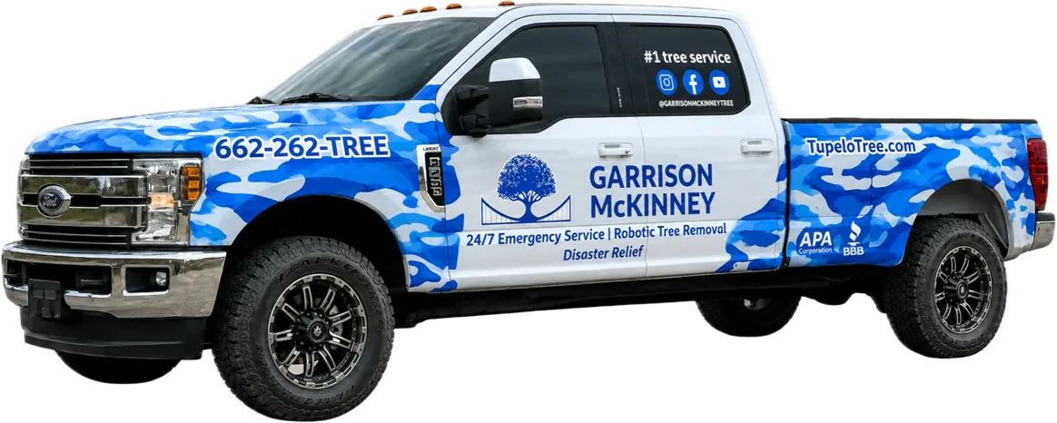Garrison McKinney Tree Service truck